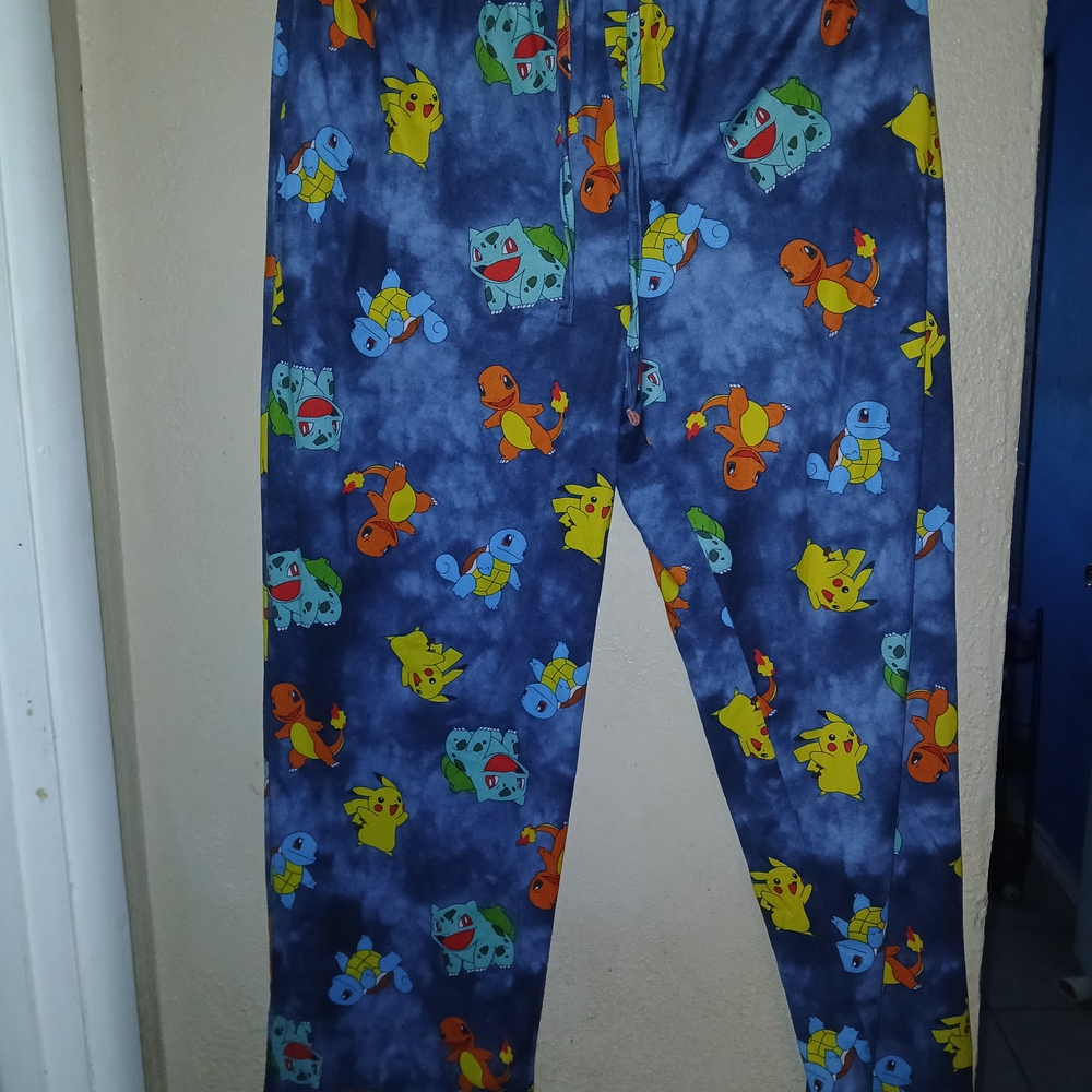 Pokemon Navy Joggers with Character Pattern